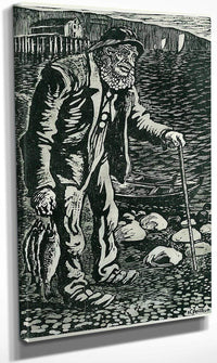 The Fisherman 3 By Nicolai Astrup Fine Art Print