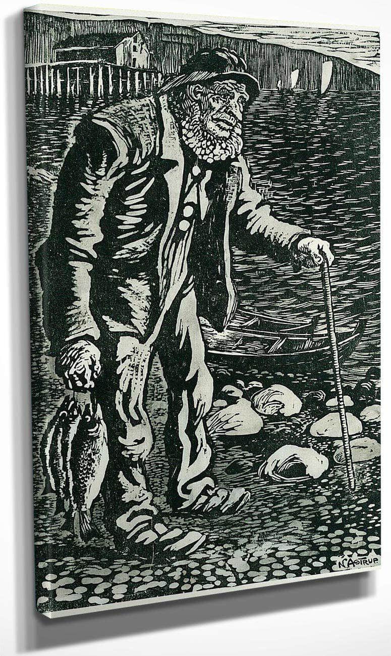 The Fisherman 3 By Nicolai Astrup Fine Art Print
