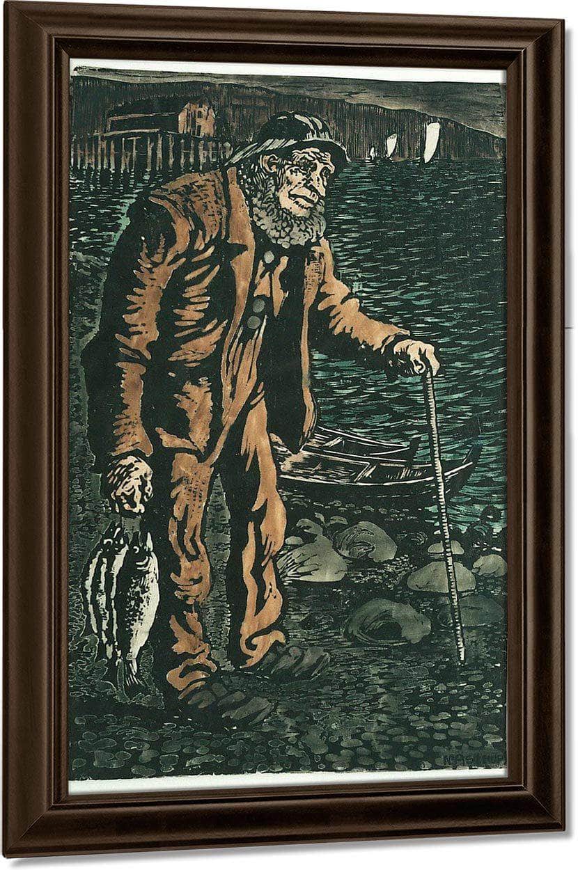 The Fisherman By Nicolai Astrup Fine Art Print