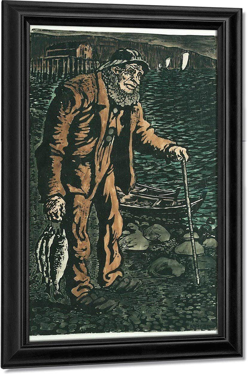 The Fisherman By Nicolai Astrup Fine Art Print