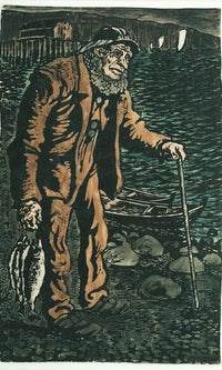 The Fisherman By Nicolai Astrup Fine Art Print