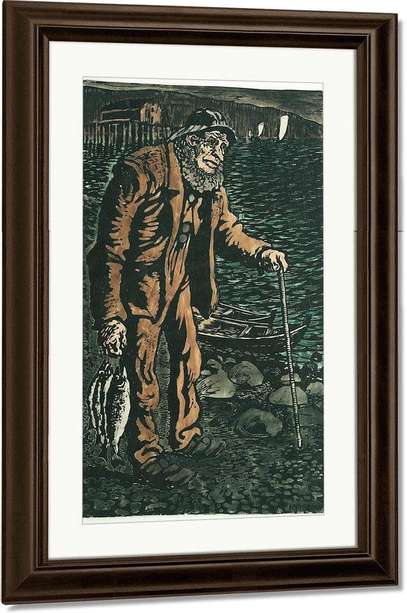 The Fisherman By Nicolai Astrup Fine Art Print