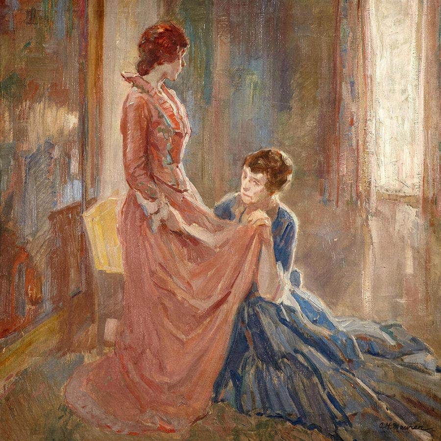 The Fitting By Alfred Henry Maurer Fine Art Print