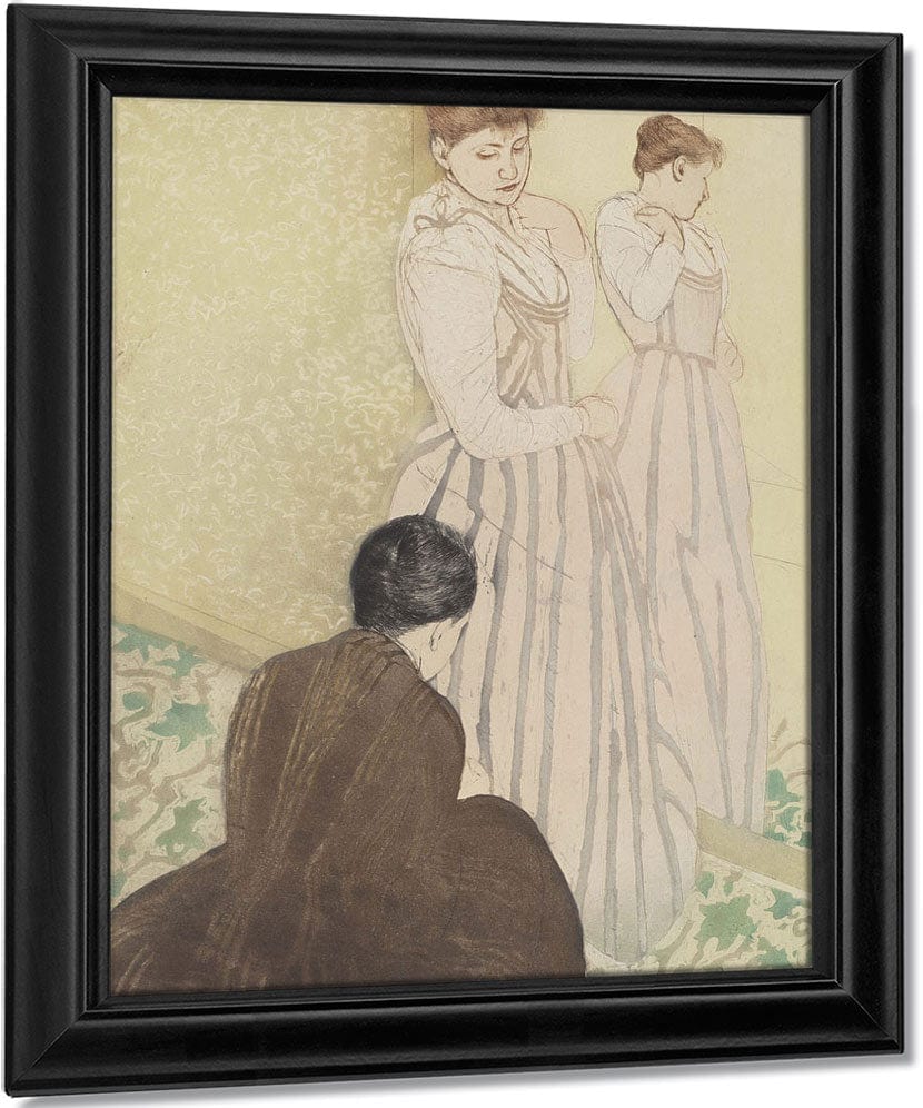 The Fitting By Mary Cassatt Fine Art Print