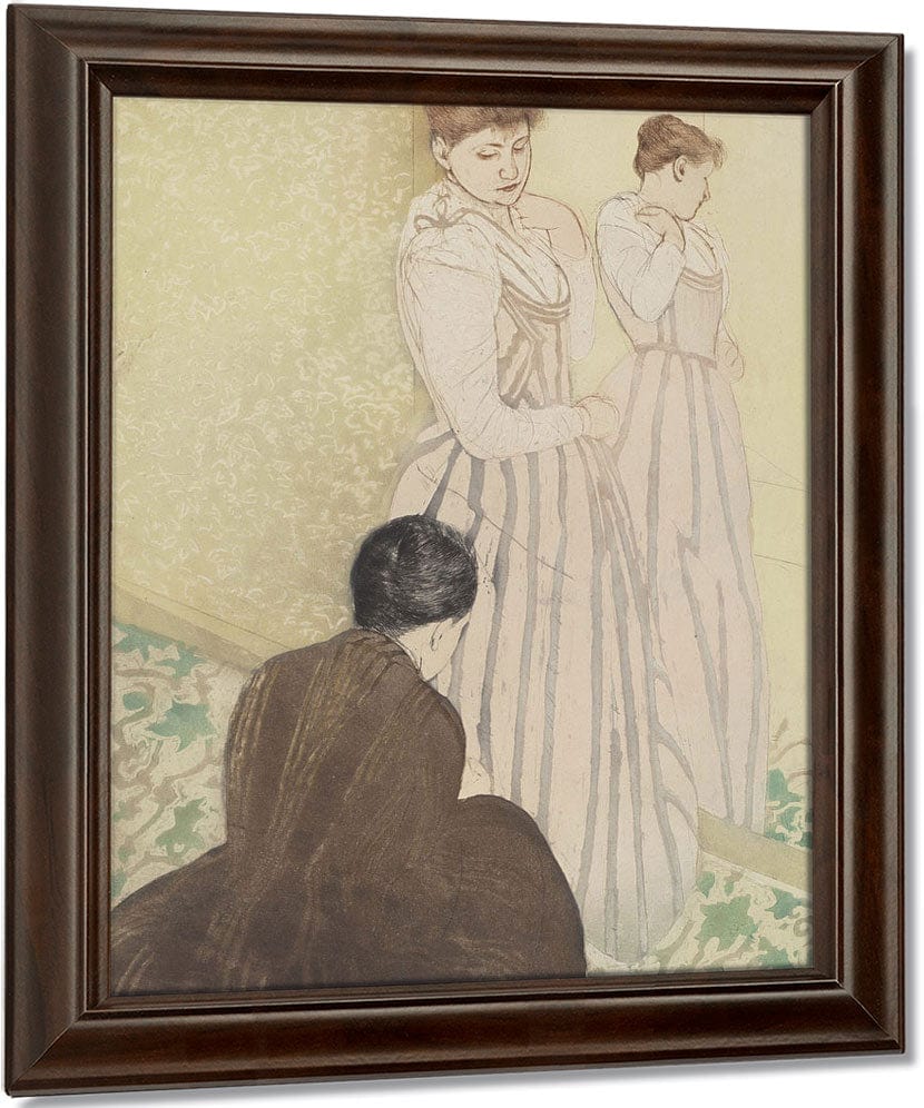 The Fitting By Mary Cassatt Fine Art Print