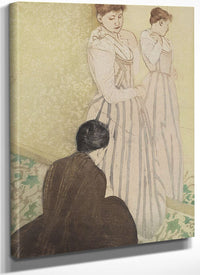 The Fitting By Mary Cassatt Fine Art Print