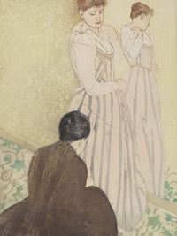 The Fitting By Mary Cassatt Fine Art Print