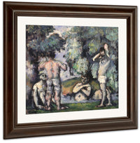 The Five Bathers By Paul Cezanne Fine Art Print