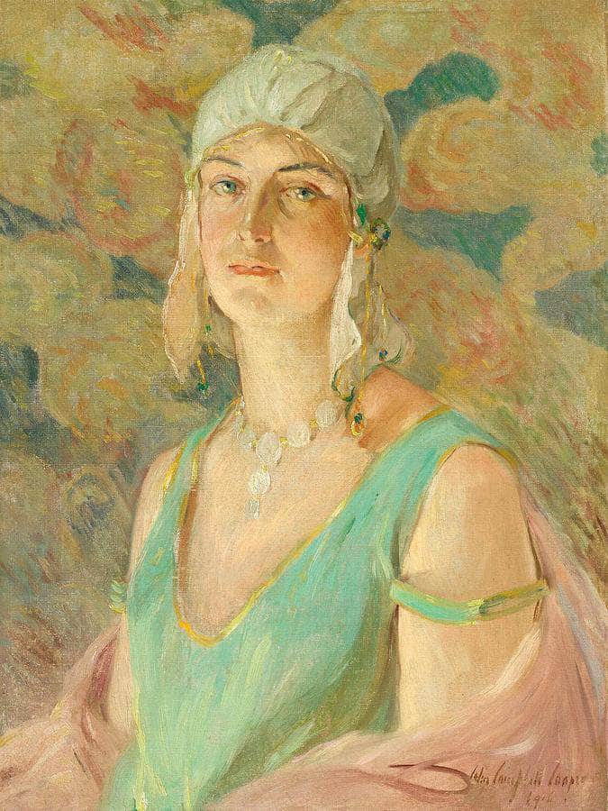 The Flapper Girl By Colin Campbell Cooper Fine Art Print
