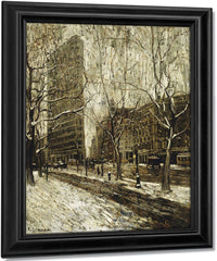 The Flatiron Building, New York By Ernest Lawson Fine Art Print