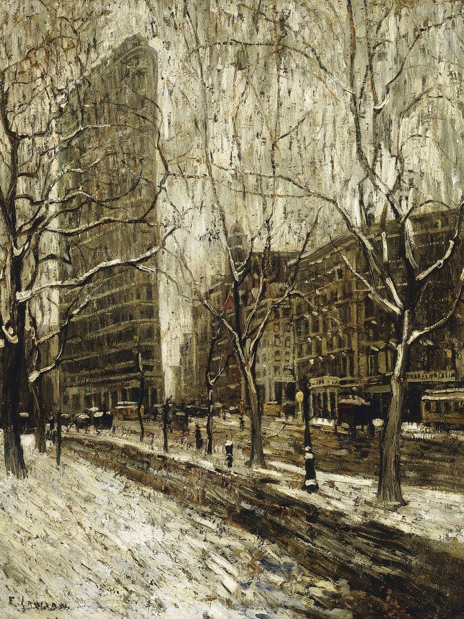 The Flatiron Building, New York By Ernest Lawson Fine Art Print