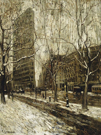 The Flatiron Building, New York By Ernest Lawson Fine Art Print