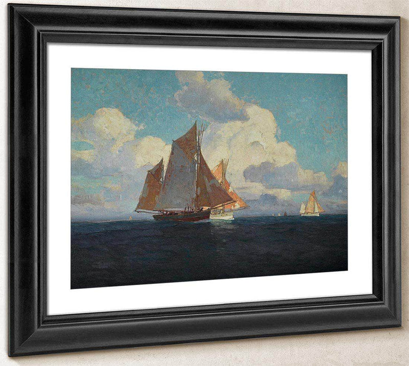 The Fleet Returning At Day's End By Edgar Payne Fine Art Print