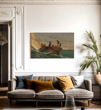 The Flirt By Winslow Homer Fine Art Print