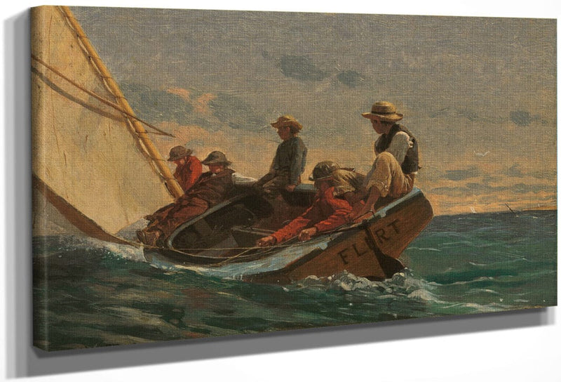 The Flirt By Winslow Homer Fine Art Print