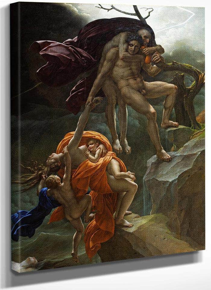 The Flood 1806 By Anne Louis Girodet Fine Art Print