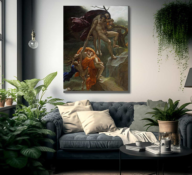 The Flood 1806 By Anne Louis Girodet Fine Art Print