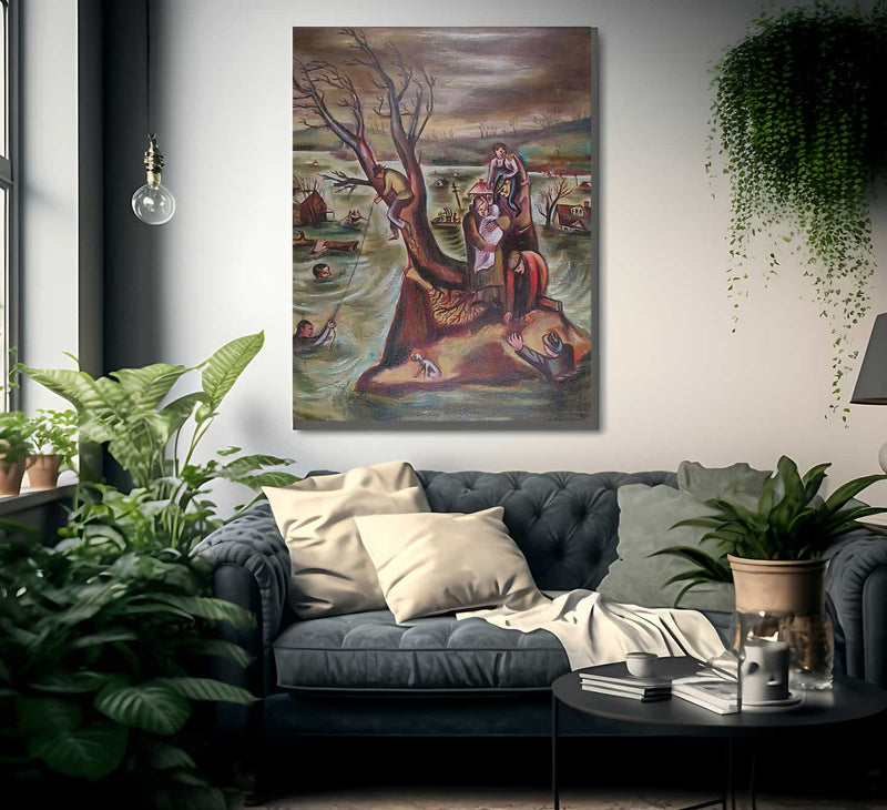 The Flood By Leon Bibel Fine Art Print