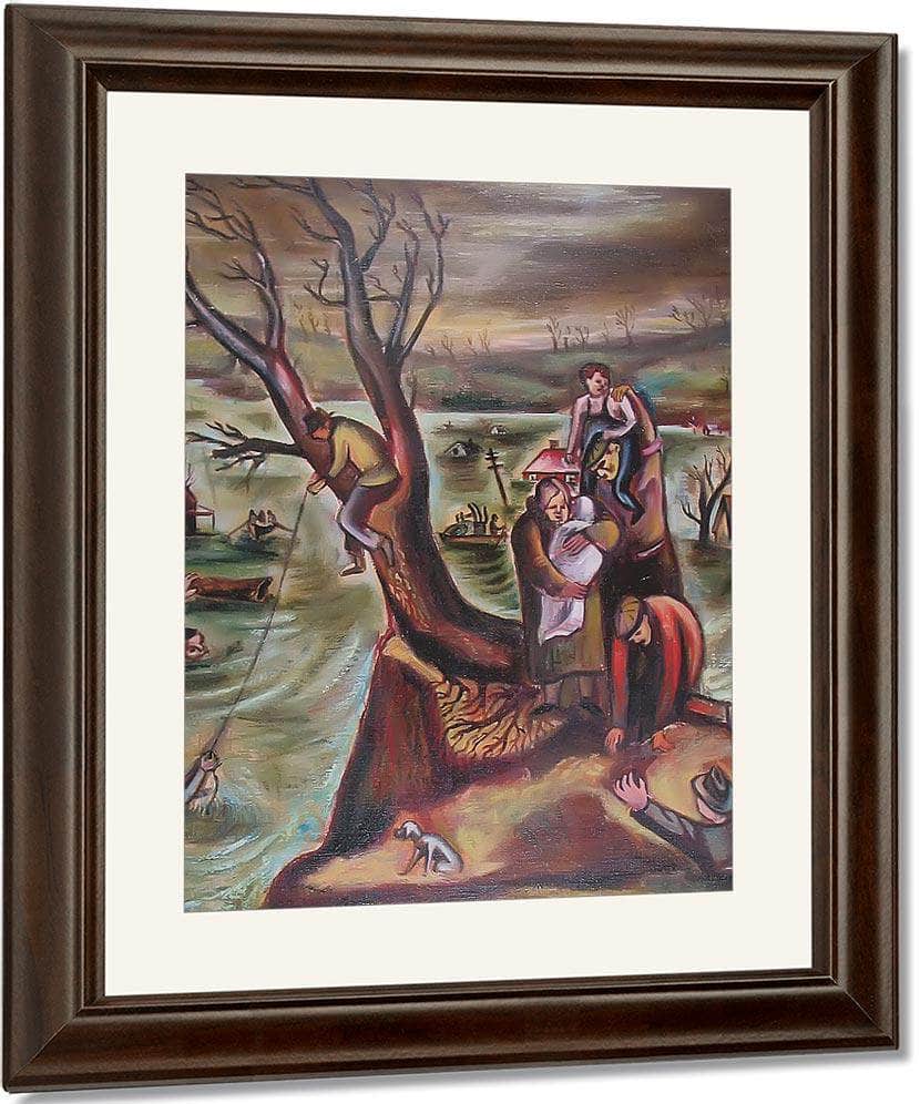 The Flood By Leon Bibel Fine Art Print