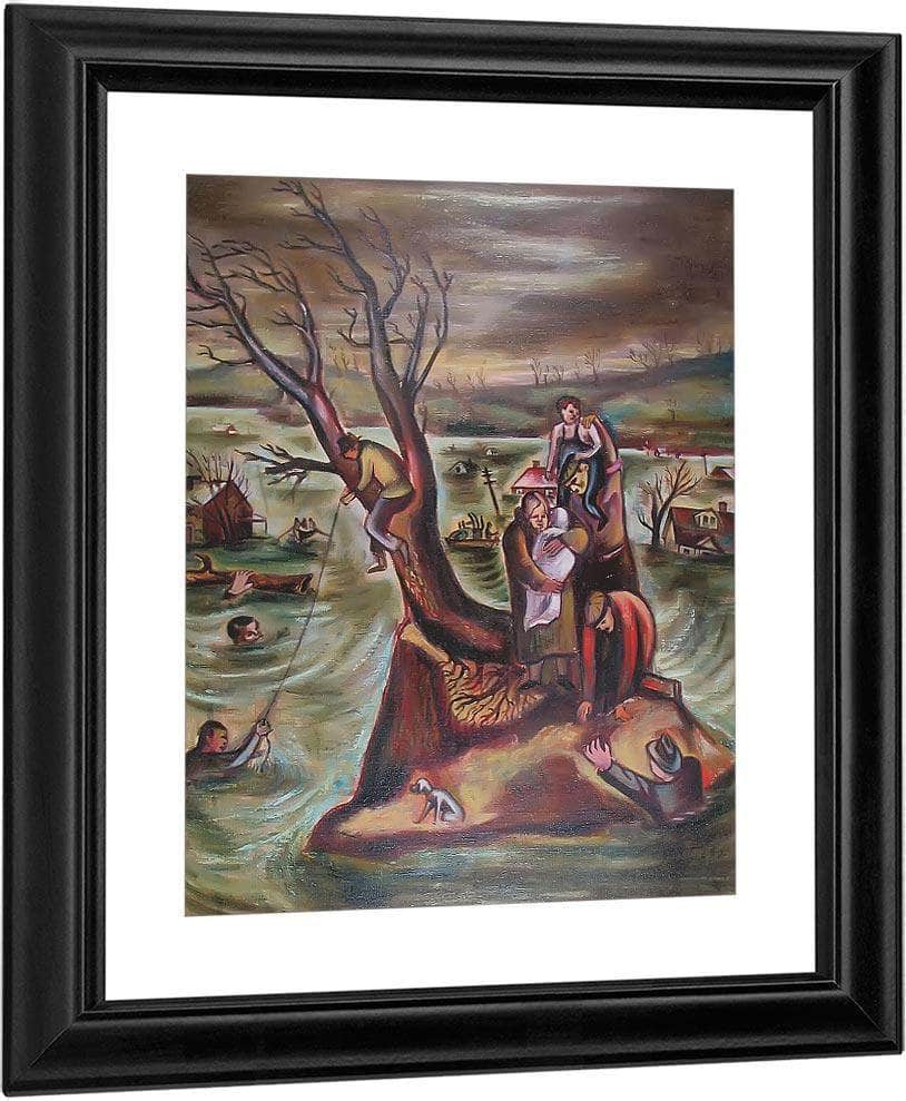 The Flood By Leon Bibel Fine Art Print