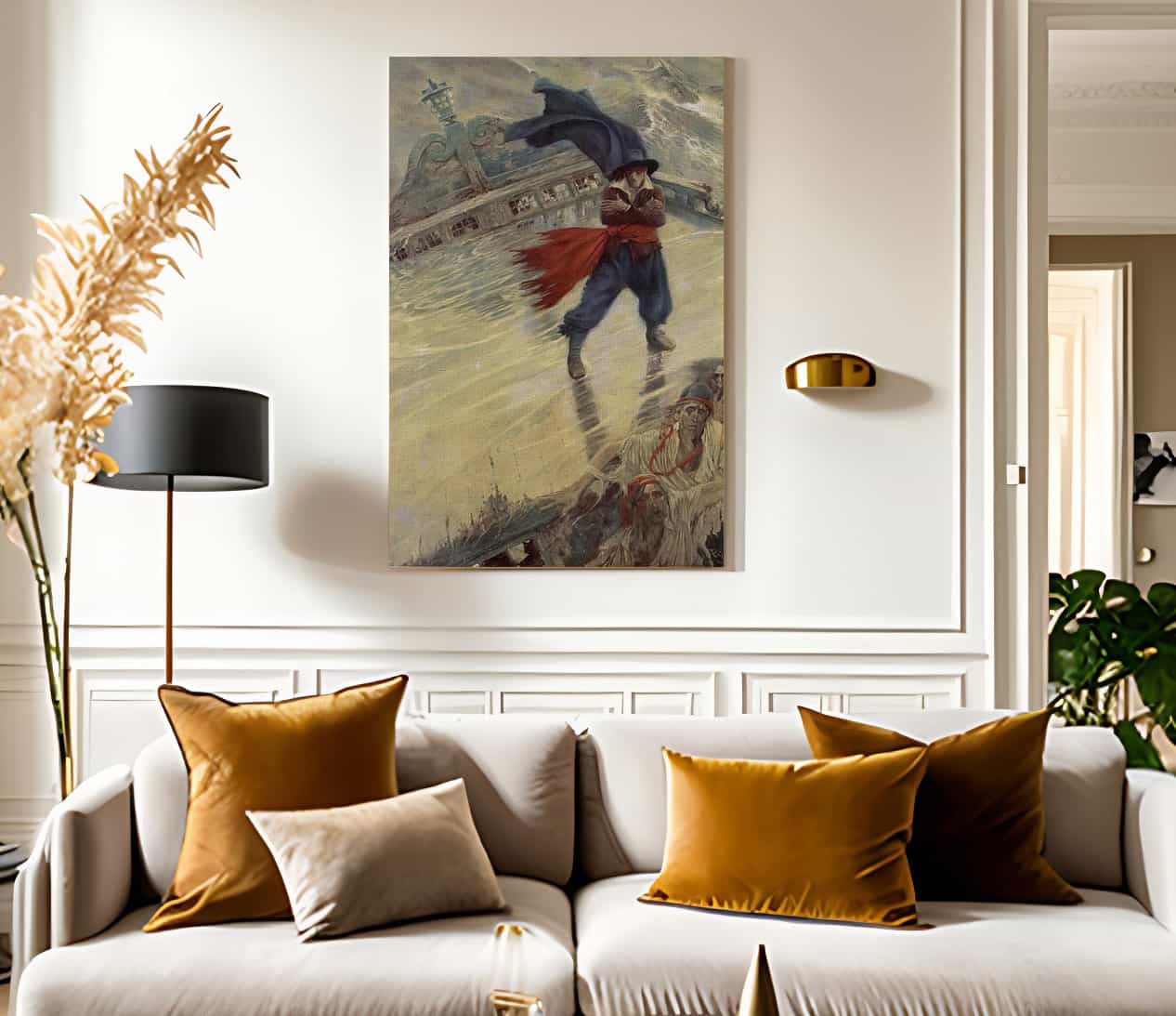 The Flying Dutchman By Howard Pyle Fine Art Print