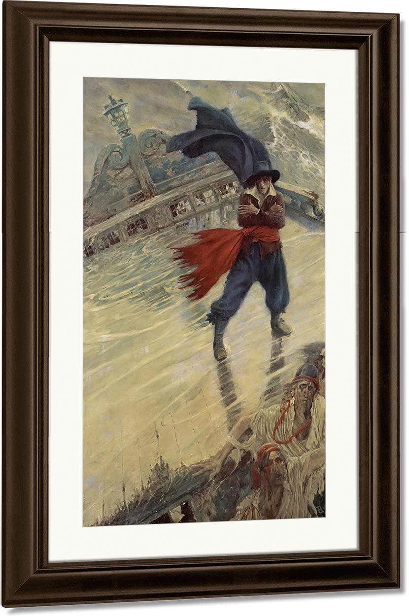 The Flying Dutchman By Howard Pyle Fine Art Print