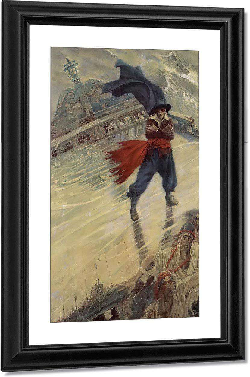 The Flying Dutchman By Howard Pyle Fine Art Print