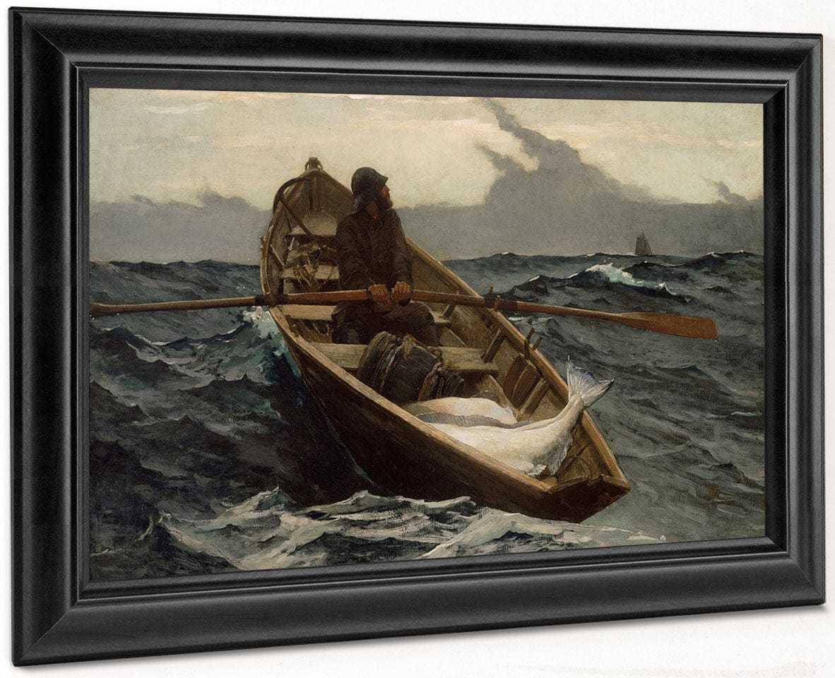 The Fog Warning 1885 By Winslow Homer Fine Art Print