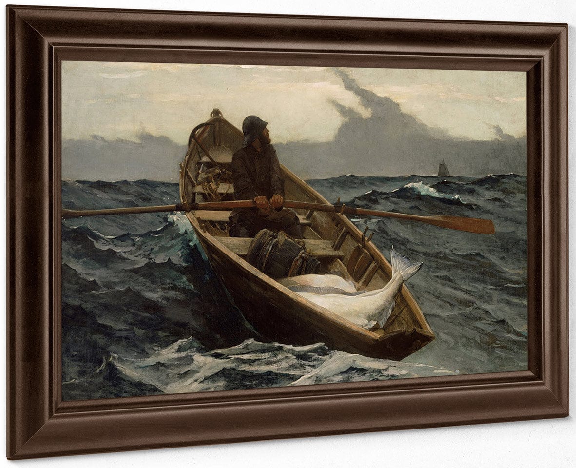 The Fog Warning 1885 By Winslow Homer Fine Art Print