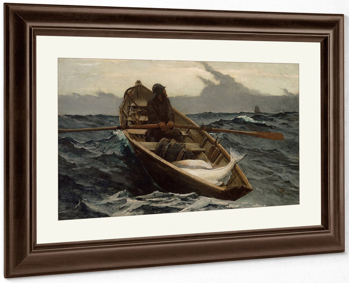 The Fog Warning 1885 By Winslow Homer Fine Art Print