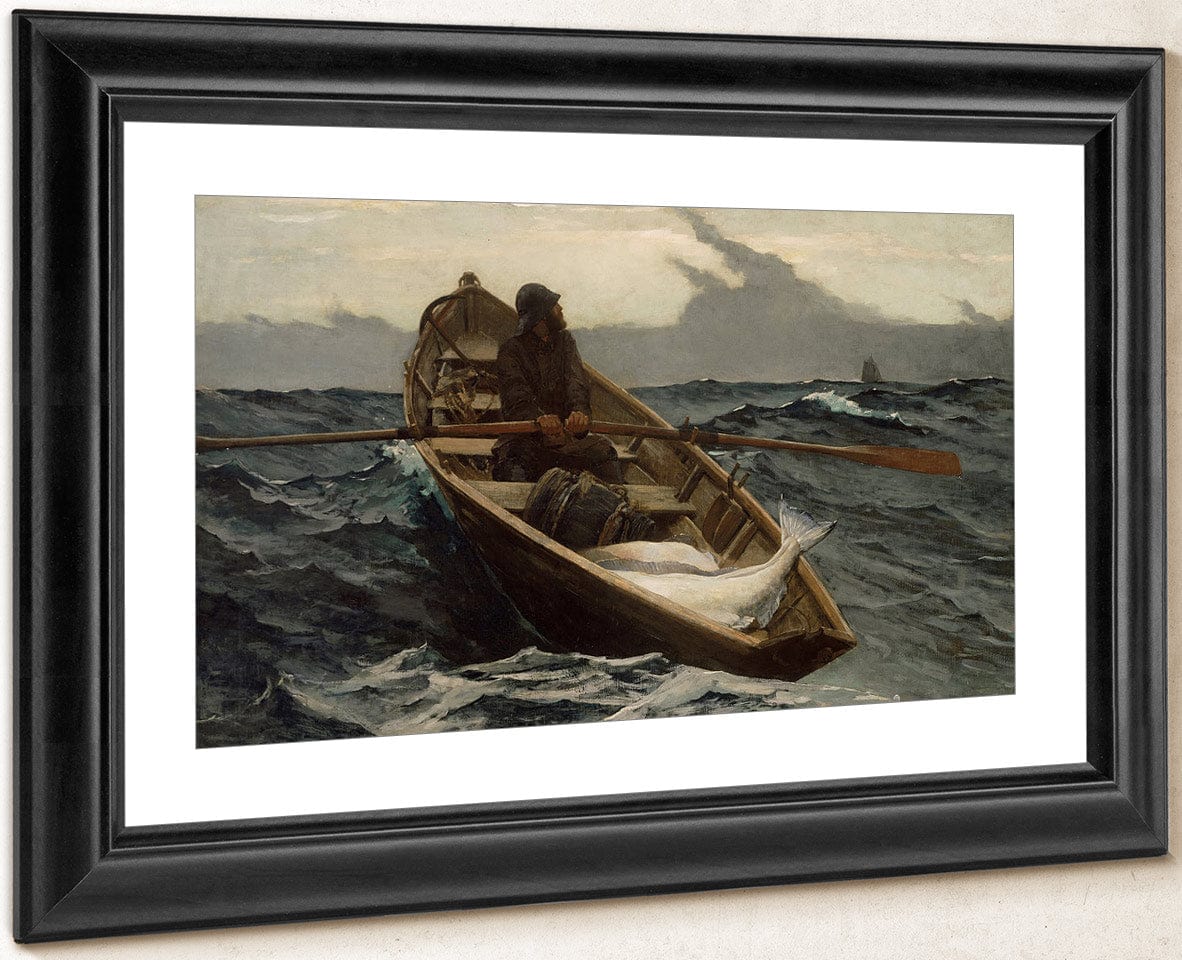 The Fog Warning 1885 By Winslow Homer Fine Art Print