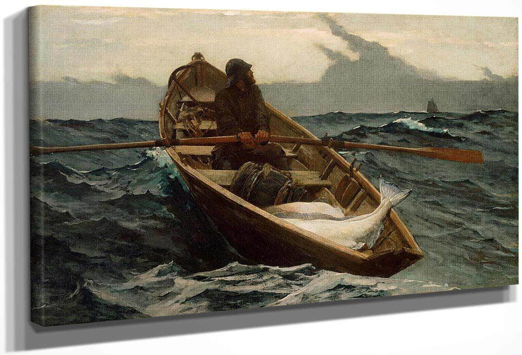 The Fog Warning By Winslow Homer Fine Art Print