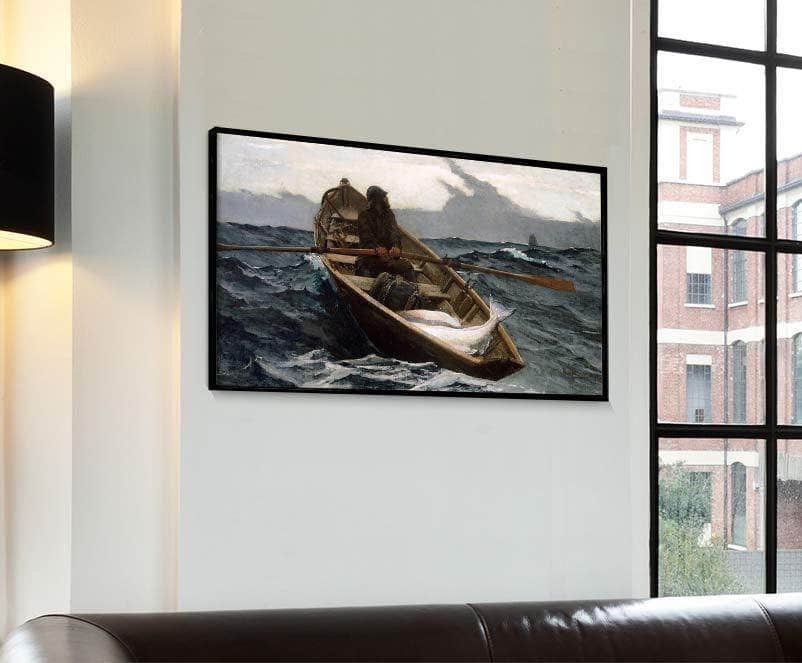 The Fog Warning Painting Winslow Homer Canvas Art Fine Art Print