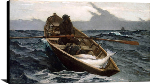 The Fog Warning Painting Winslow Homer Canvas Art Fine Art Print