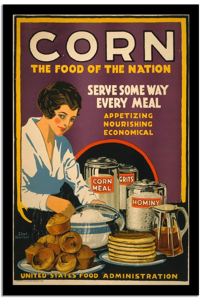 The Food Of The Nation  Vintage Poster Fine Art Print