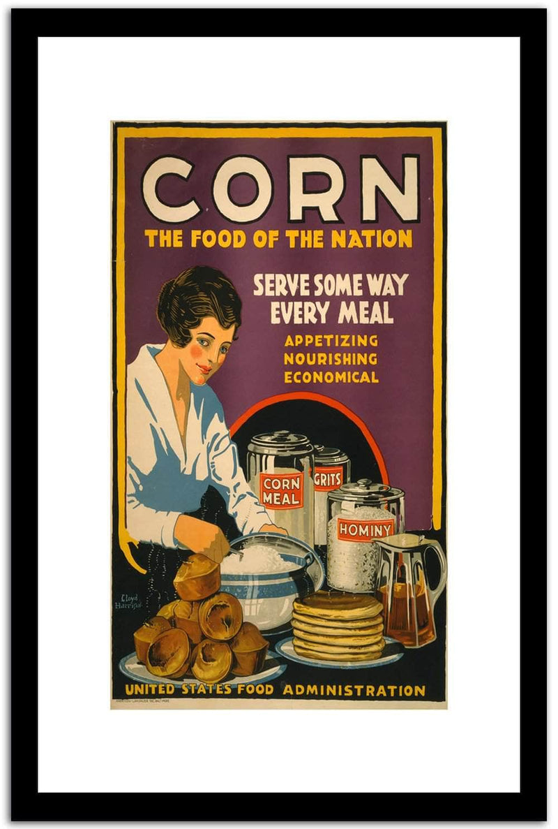 The Food Of The Nation  Vintage Poster Fine Art Print