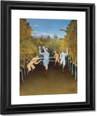 The Football Players By Henri Julien Felix Rousseau Fine Art Print