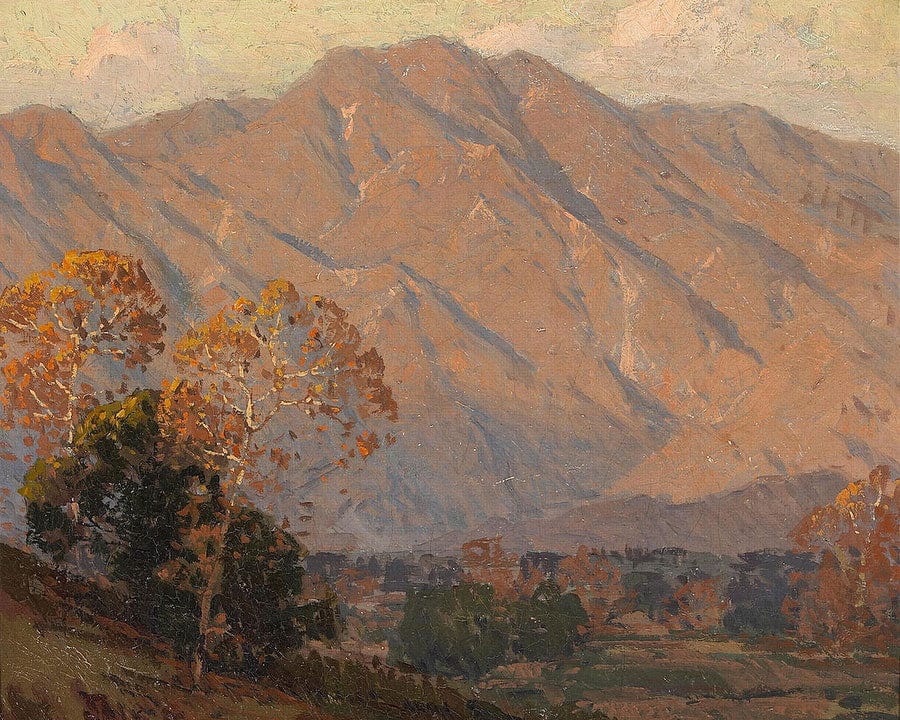 The Foothills Of Pasadena By Edgar Payne Fine Art Print