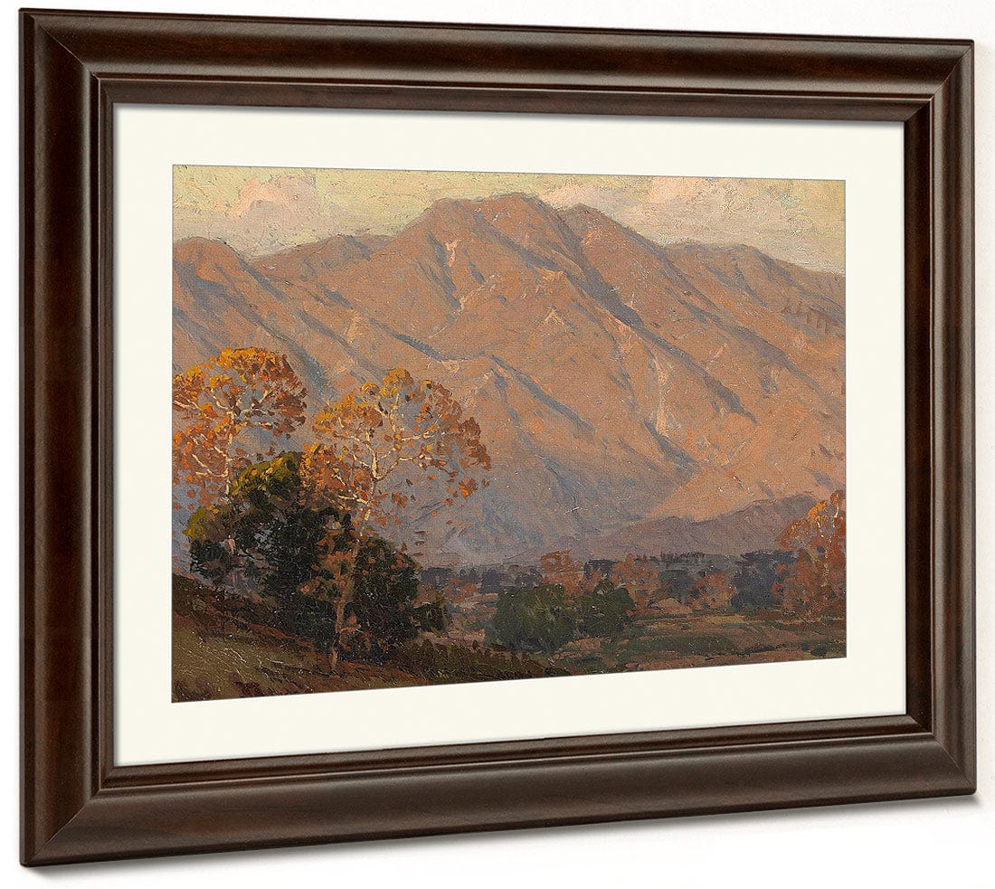 The Foothills Of Pasadena By Edgar Payne Fine Art Print