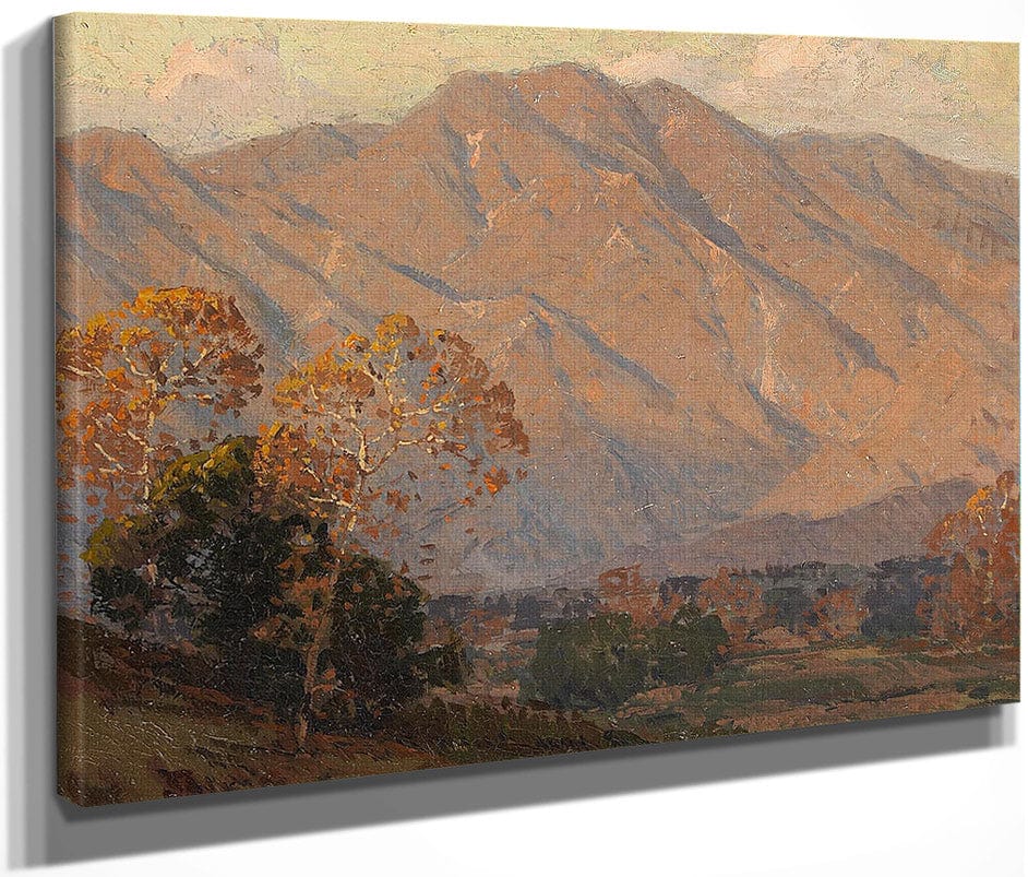 The Foothills Of Pasadena By Edgar Payne Fine Art Print