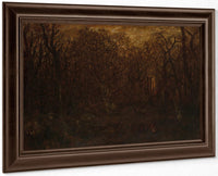The Forest In Winter At Sunset 1867 By Theodore Rousseau Fine Art Print