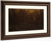 The Forest In Winter At Sunset 1867 By Theodore Rousseau Fine Art Print