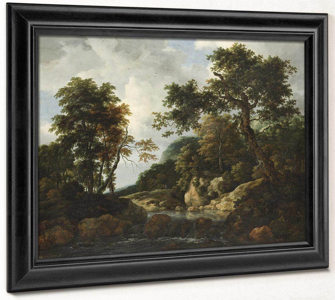 The Forest Stream By Jacob Van Ruisdael Fine Art Print