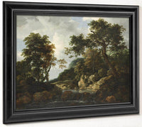 The Forest Stream By Jacob Van Ruisdael Fine Art Print