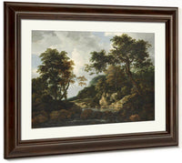 The Forest Stream By Jacob Van Ruisdael Fine Art Print