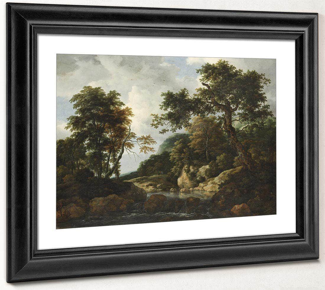 The Forest Stream By Jacob Van Ruisdael Fine Art Print