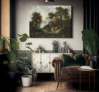 The Forest Stream By Jacob Van Ruisdael Fine Art Print