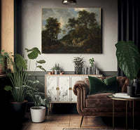 The Forest Stream By Jacob Van Rusdael Fine Art Print