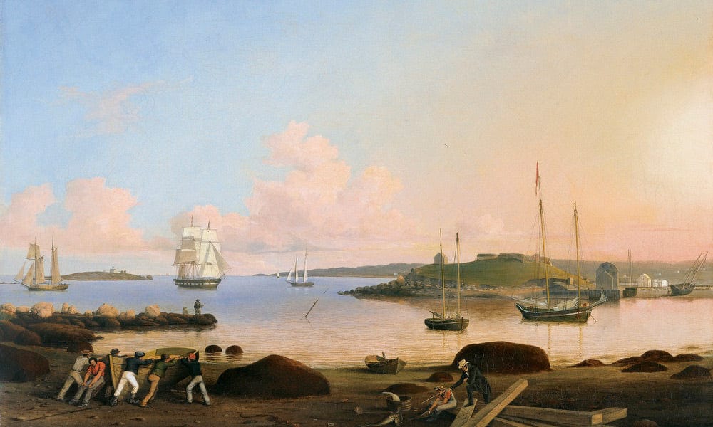 The Fort And Ten Pound Island Gloucester Mass By Fitz Henry Lane Fine Art Print