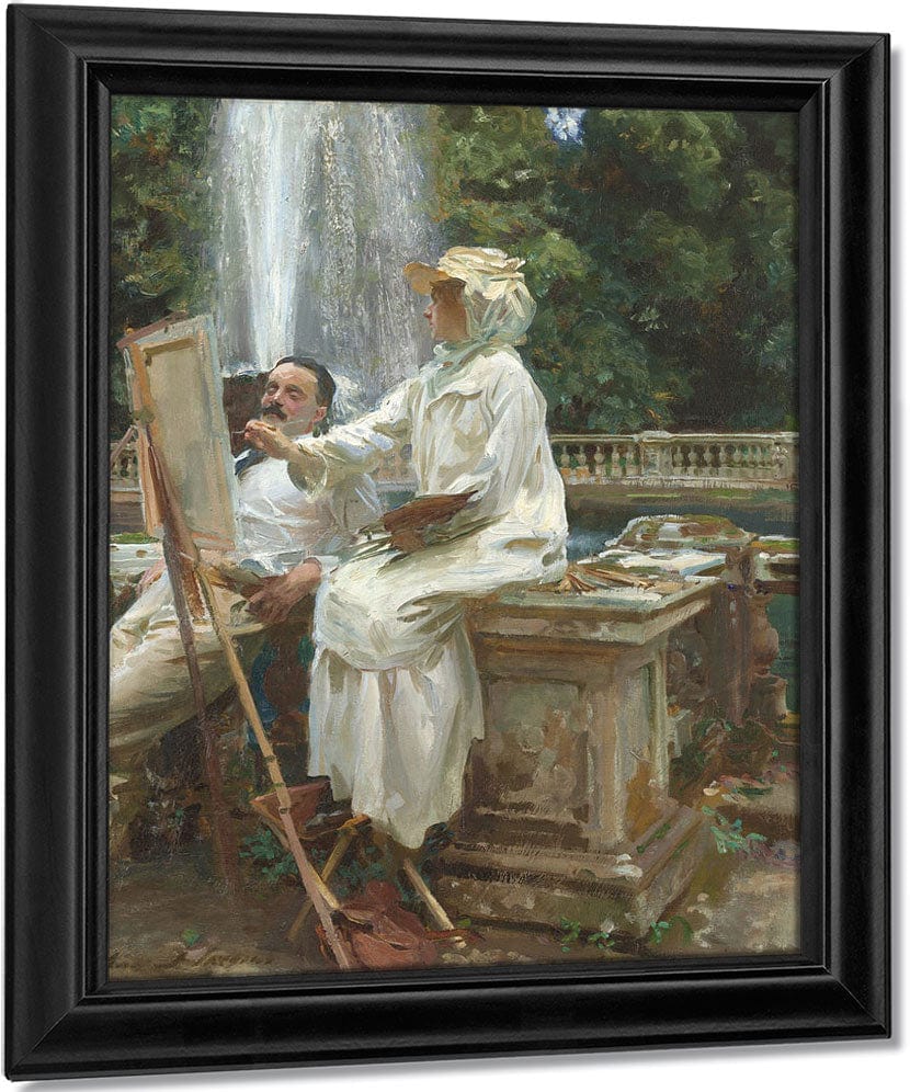 The Fountain, Villa Torlonia, Frascati, Italy By John Singer Sargent Fine Art Print